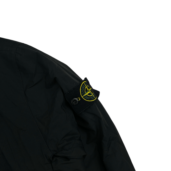 Stone Island 2021 Black Primaloft Lined Collared Coach Jacket - Medium