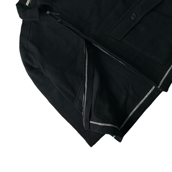 Stone Island Vintage Wool Contrast Stitch Collared Jacket - XL