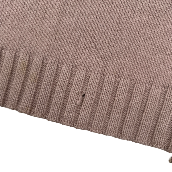 Stone Island Old Rose Lightweight Knitted Crewneck Jumper - Medium