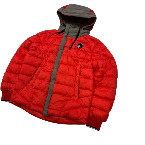 CP Company Red Down Filled DD Shell Puffer - Medium