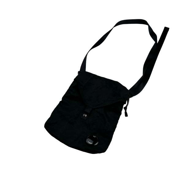 CP Company Black Nylon Lens Viewer Side Bag