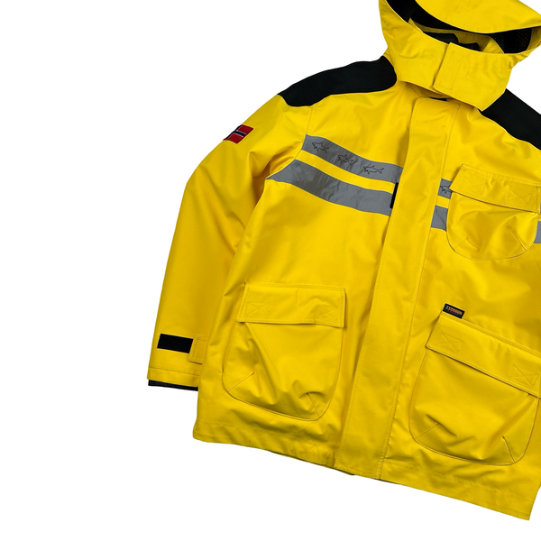 Paul & Shark Yellow Typhoon 20000 Reflective Strip Jacket - XL