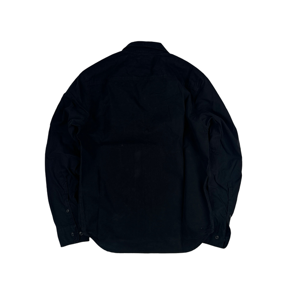 CP Company Black Lens View Button Up Overshirt - Small