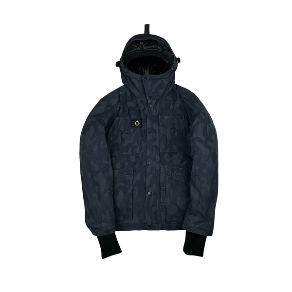 Ma Strum Navy Camo Multi Pocket Lined Jacket - Medium