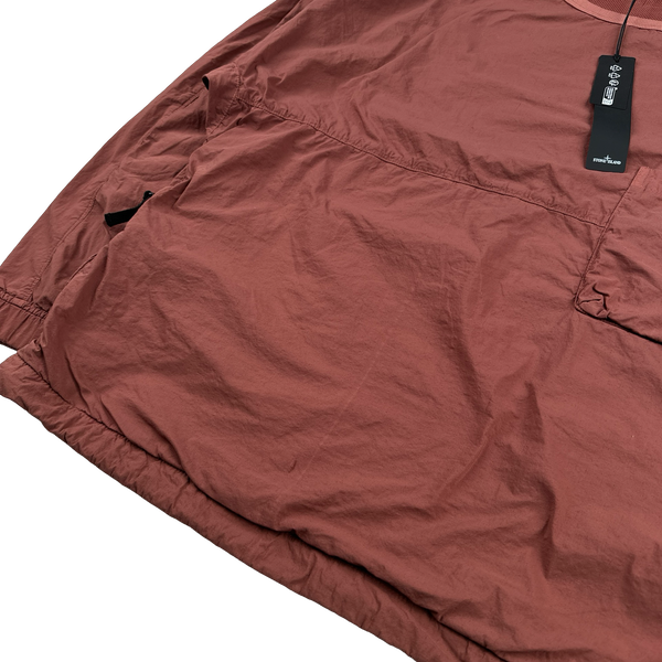 Stone Island 2021 Naslan Light Brick Red Multi Pocket Pullover - Medium