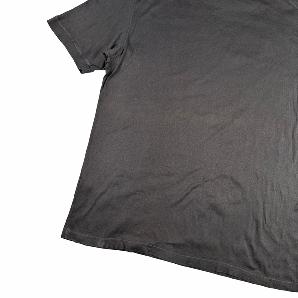 Stone Island Vintage 2002 Dark Grey Neon Spellout T Shirt - XXL