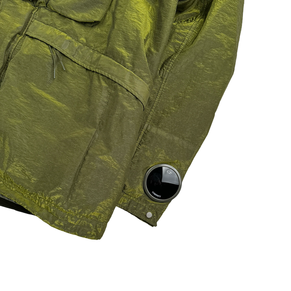 CP Company P.Ri.S.M Green Prismatic Ripstop Membrane Hooded Jacket - Large