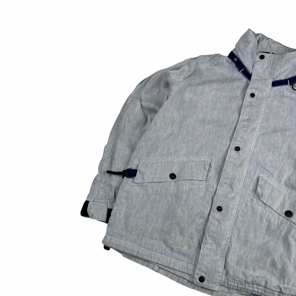 Stone Island 2011 Blue Lino Zipped Jacket - XL