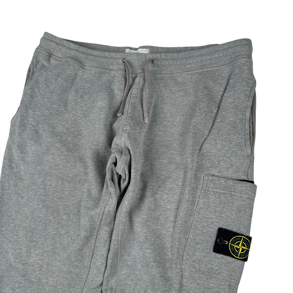 Stone Island Grey Cotton Cargo Trousers - XXL