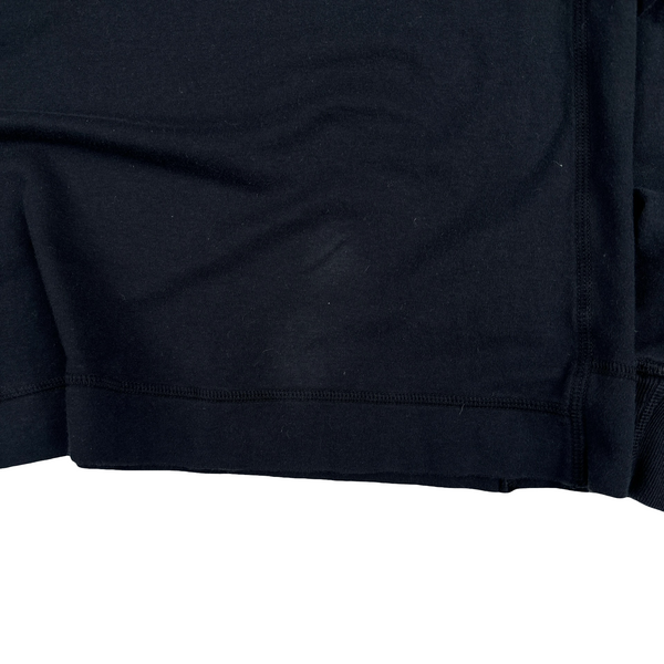 Stone Island 2020 Black Cotton Long Sleeve Polo Shirt - XL