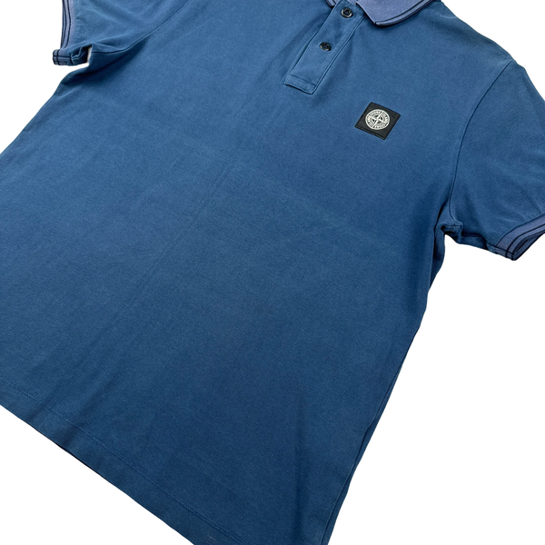 Stone Island 2018 Navy Short Sleeve Polo Shirt - XL