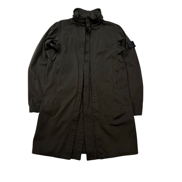 Stone Island Shadow Project Brown David T Long Jacket Medium