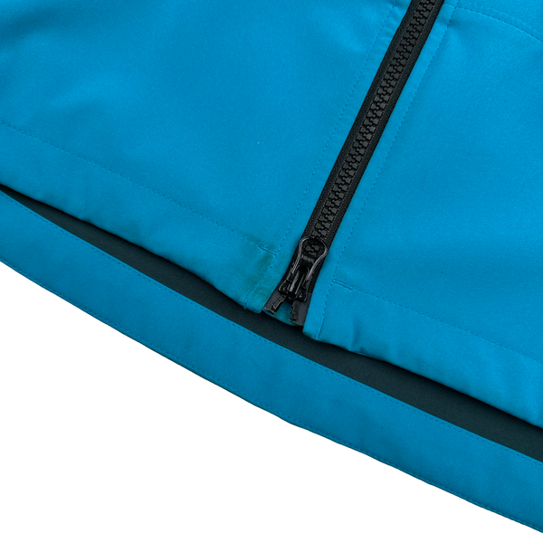 CP Company Blue Soft Shell Goggle Jacket - Large