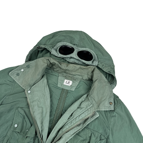 CP Company Celadon Multi Pocket Chrome Goggle Jacket - Large