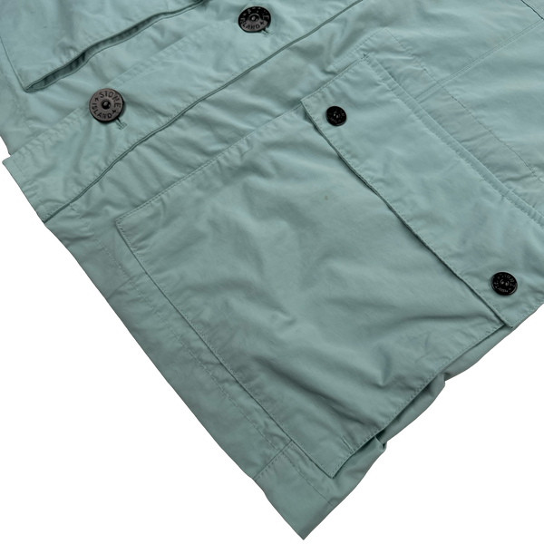 Stone Island 2013 Teal Micro Reps Field Jacket - Large