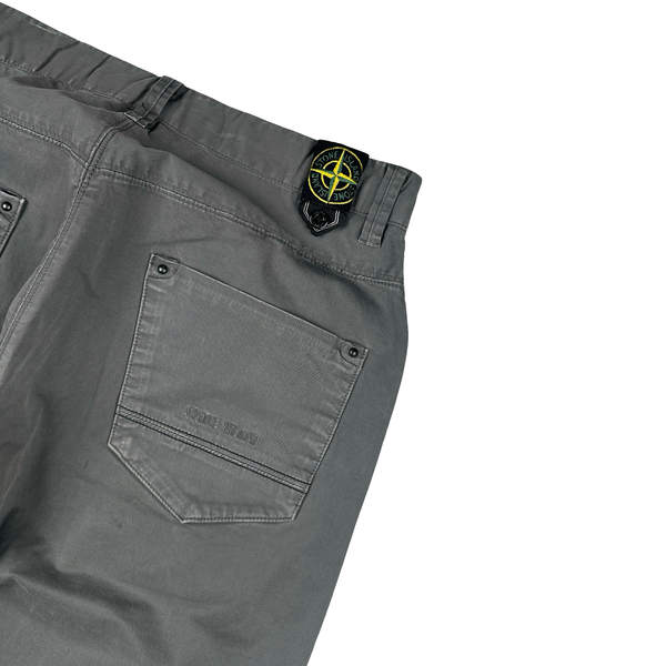 Stone Island 2009 Relaxed Fit Grey Cotton Trousers - Small