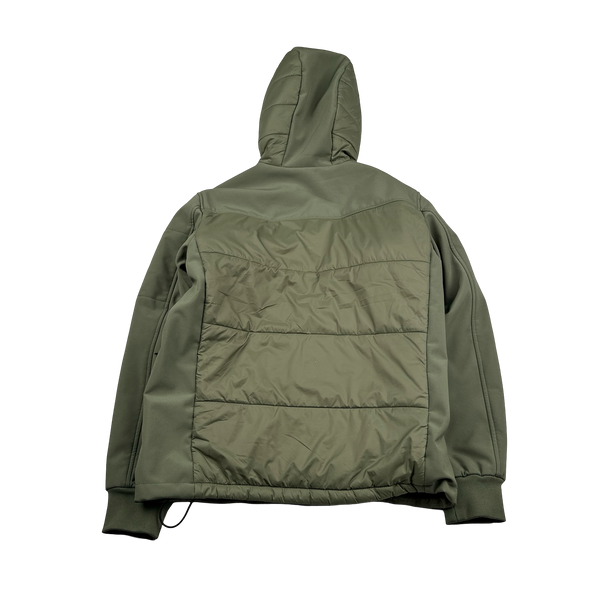 CP Company Khaki Soft Shell R Zipped Padded Jacket - Age 14