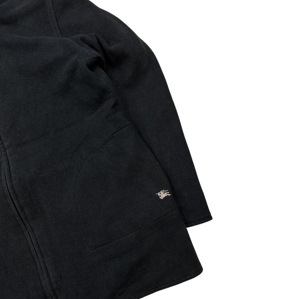 Burberry Nova Check Reversible Hooded Fleece Jacket - Small