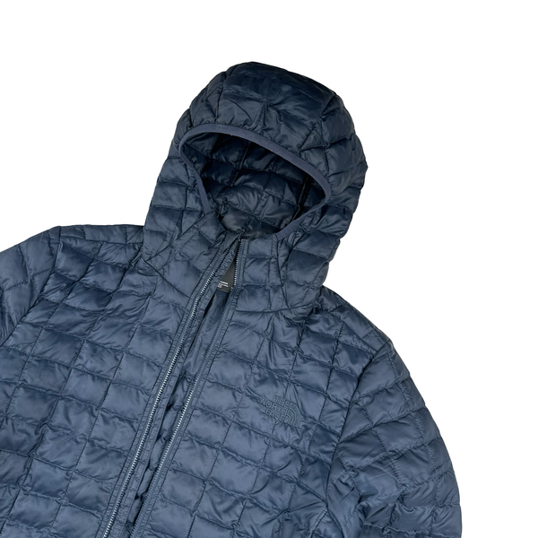 North Face Navy Thermoball Down Jacket - Medium