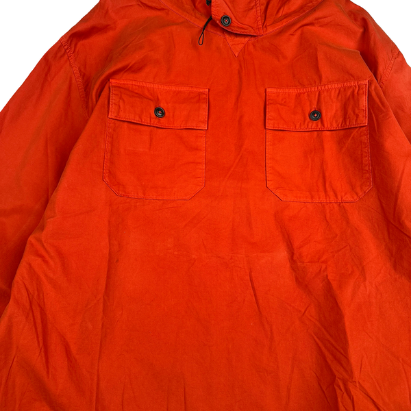 CP Company Orange Cargo pocket Pullover Cotton Smock Jacket - XL