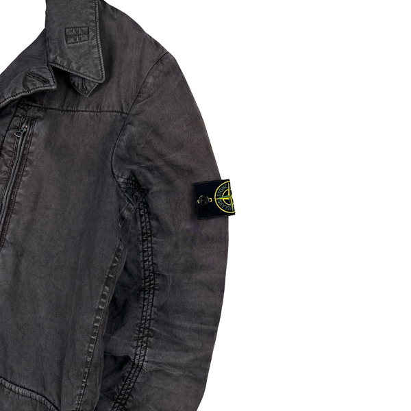 Stone Island 2006 Vintage Wool Lined Collared Jacket - Large