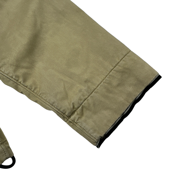 Stone Island 2005 Tan Raso Floccato Riot Mask Sniper Jacket - Large