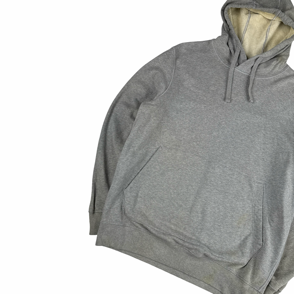 Stone Island 2022 Grey Pullover Cotton Hoodie - XXL