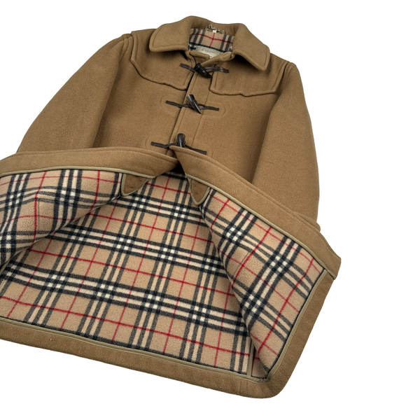 Burberry Lana Wool Duffle Coat - Medium