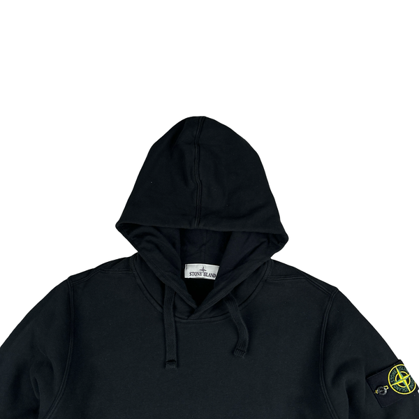 Stone Island 2024 Black Pullover Hoodie - Small