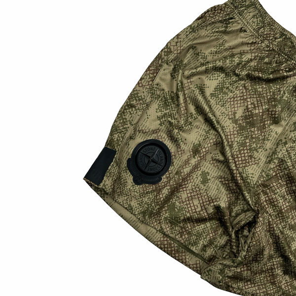 Stone Island x New Balance Camo Recycled Poly Football Shorts - XL