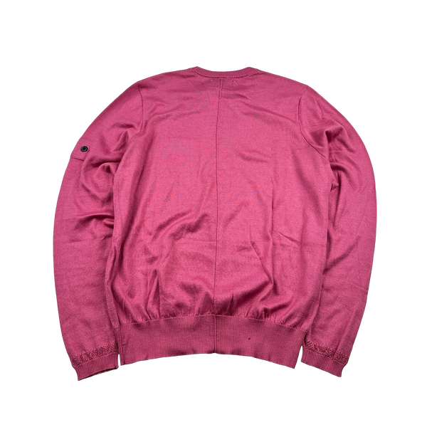 Stone Island 2018 Pink Shadow Project Knitted Crewneck - Small