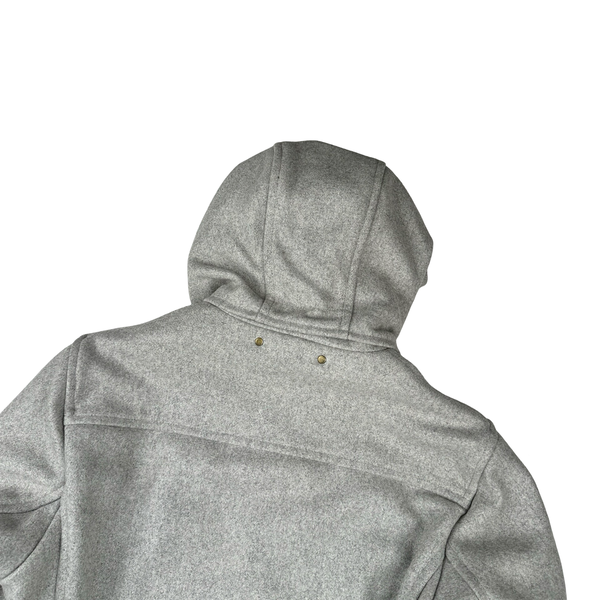 CP Company Thick Grey Lana Wool Detailed Buttoned Jacket - Large