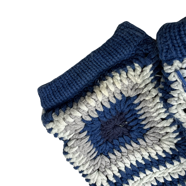 Supreme Thick Hand Woven Crochet Knit Knitted Jumper - Large