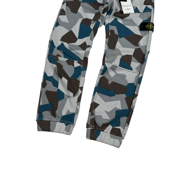Stone Island Junior Pattern Cotton Joggers - Age 8