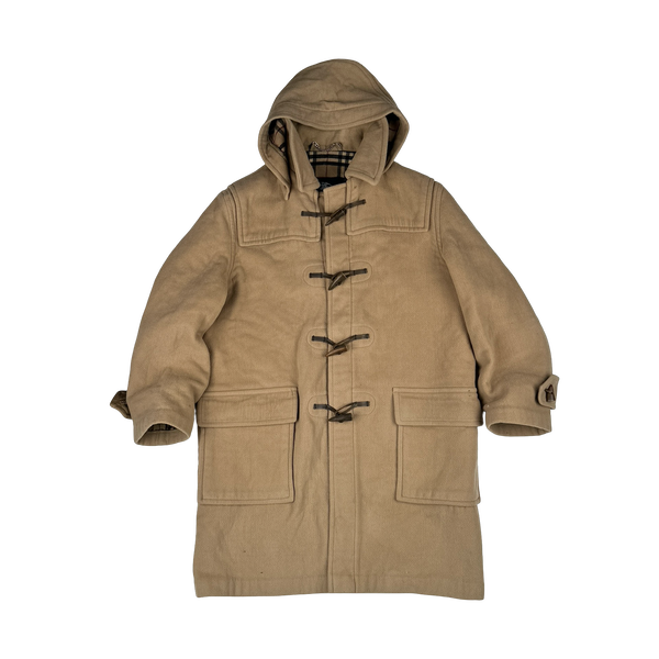 Burberry Lana Wool Duffle Coat - Large