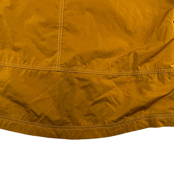 Stone Island 2017 Orange Nylon Metal Flock Hooded Jacket - Medium