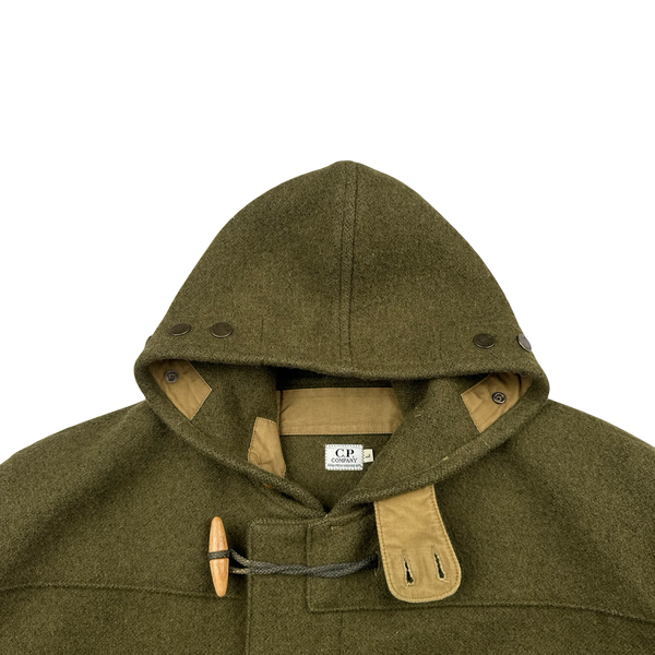 CP Company 80's Vintage Wool Montgomery Heavyweight Duffle Coat - Large