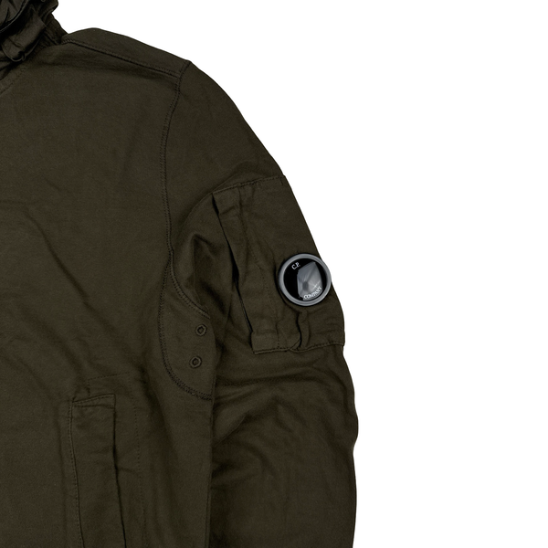 CP Company Khaki Lens View Cotton Zipped Lens Viewer - Large