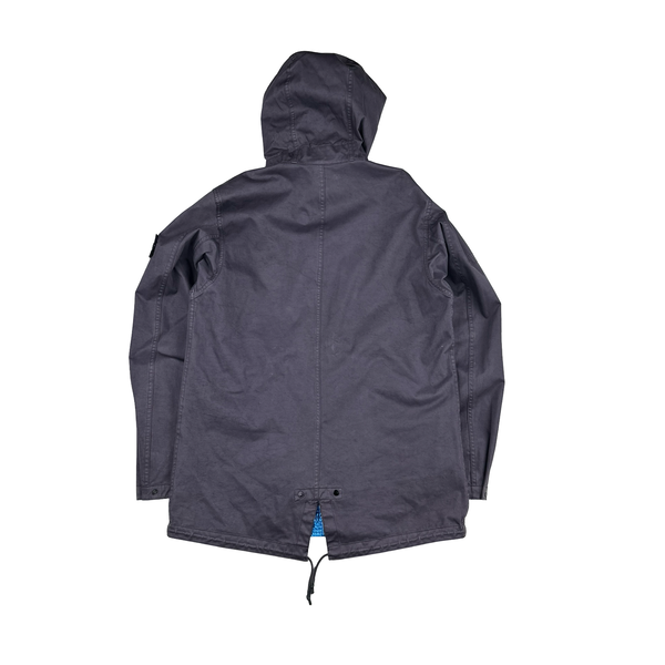 2011AW STONE “RASO GOMMATO”JKT Stone Island Raso Gommato 3L Cotton Hooded Field Jacket