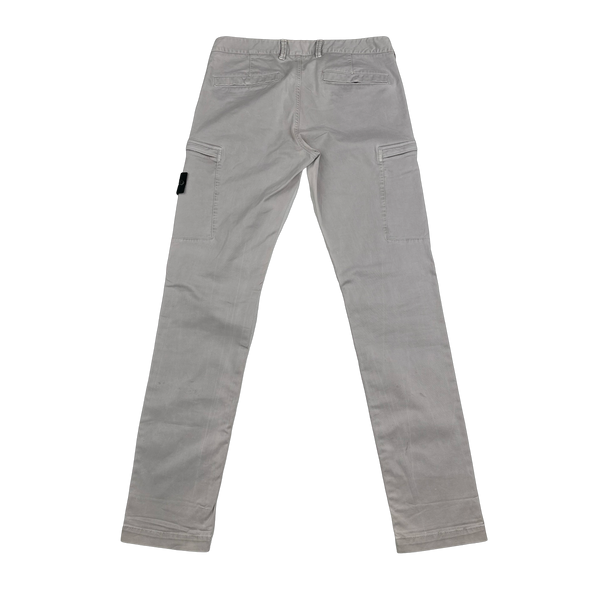 Stone Island 2020 Grey SK Cargo Trousers - 32"