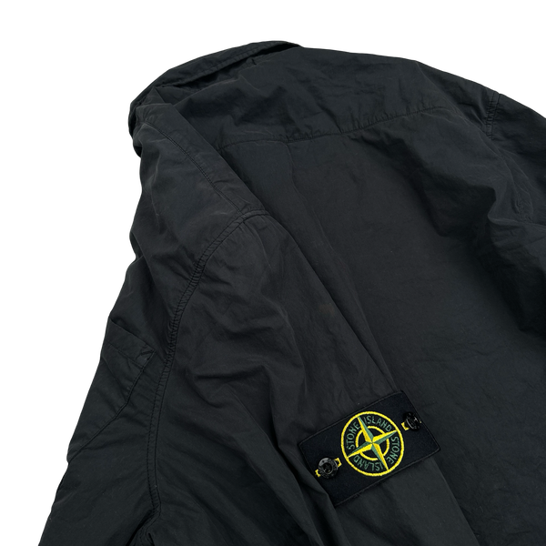Stone Island 2011 Black Cotton Blend Overshirt - XXL