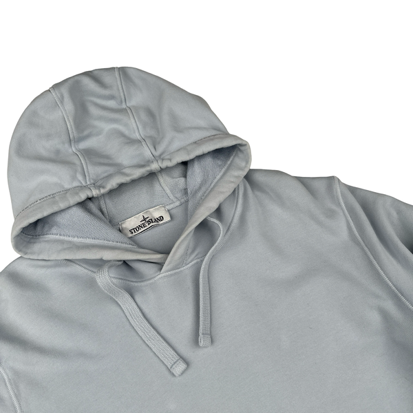 Stone Island 2024 Baby Blue Pullover Hoodie - Medium