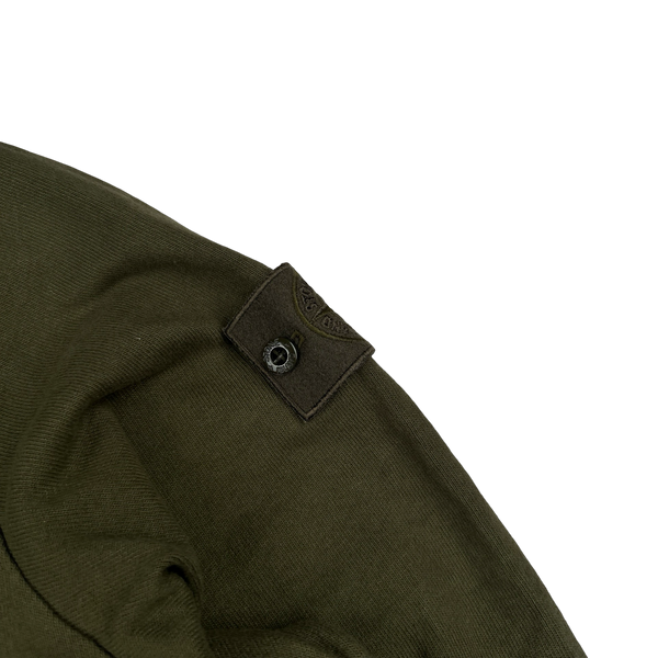 Stone Island 2023 Khaki Ghost Piece Cotton Longsleeve Polo - 3XL