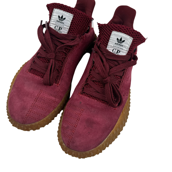 CP Company X Adidas Burgundy Kamanda Trainers - UK 9