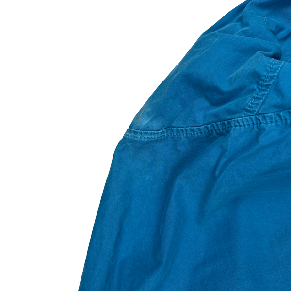 Stone Island 2018 Light Blue Cotton Zipped Overshirt - XL