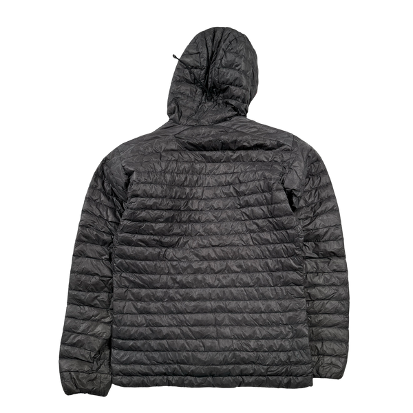 Arcteryx Charcoal Cerium SL Down Filled Zipped Hooded Jacket - Small