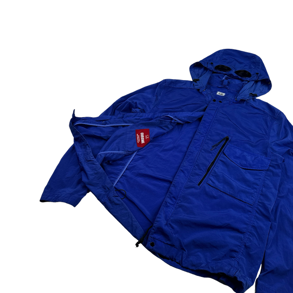 CP Company Blue Chrome Goggle Overshirt - XL