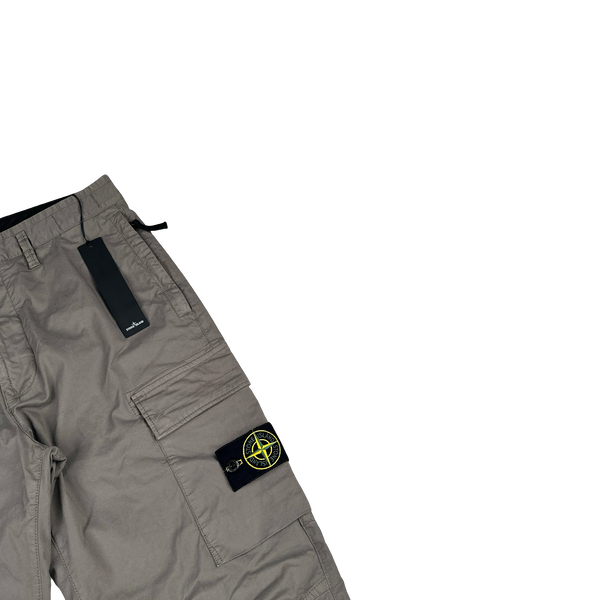 Stone Island 2024 Taupe Regular Fit Cargos - 31"