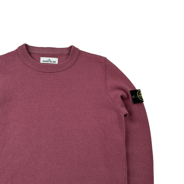 Stone Island 2014 Pink Knitted Pullover Jumper - Large