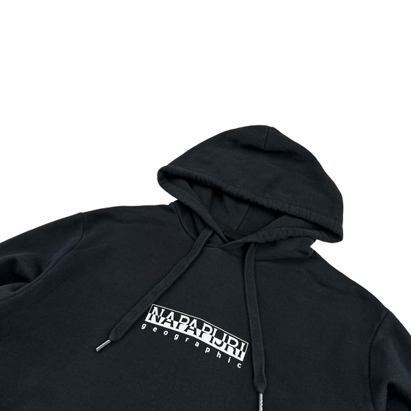 Napapijri Black Pullover Hoodie - Medium